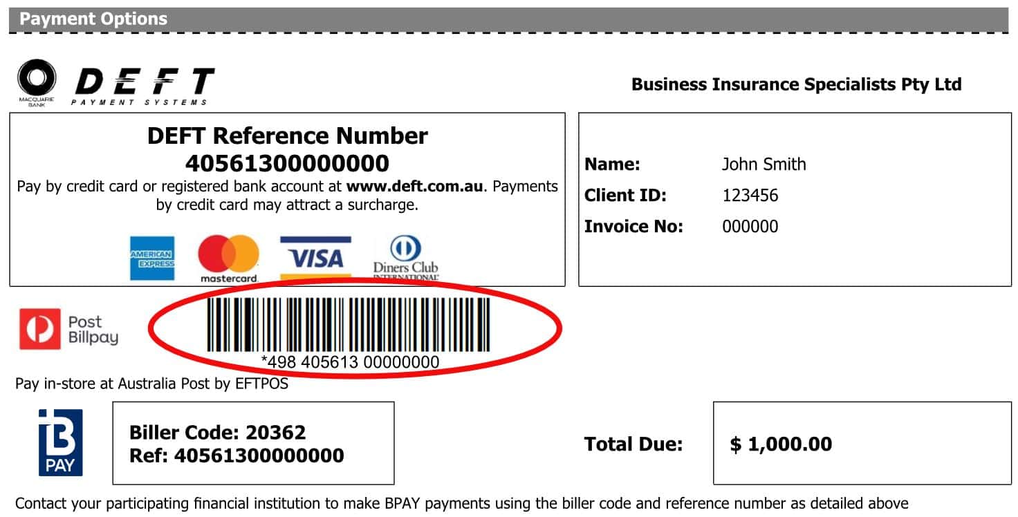 EFTPOS Sample