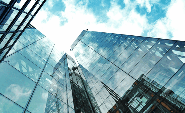 Low-Angle Photography of High Rise Glass Buildings
